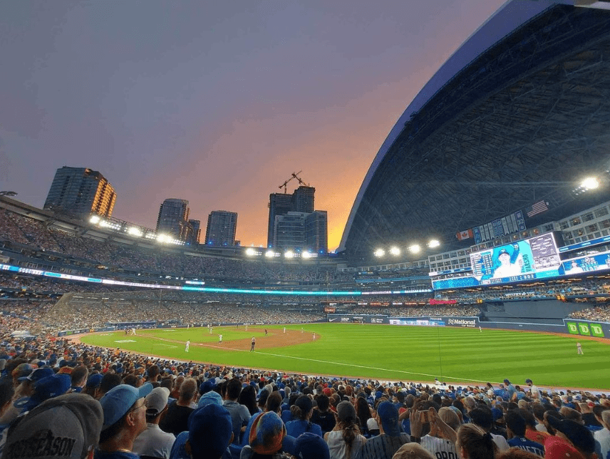 Things to do in Toronto – A Visitor Guide – Rogers Stadium Blue Jays Game