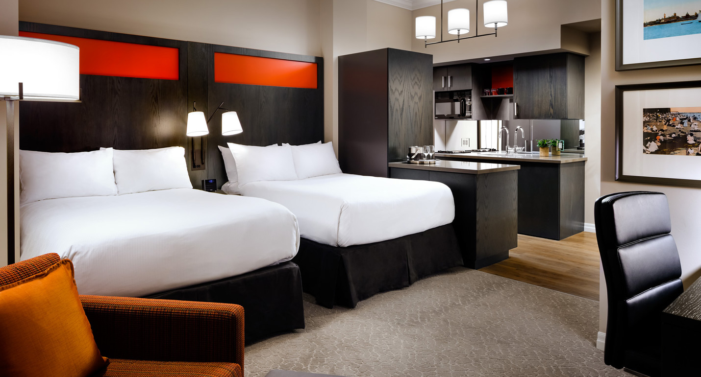 Double Suite Two Beds One King West Hotel Residence